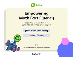 Reflex Fillable Certificate