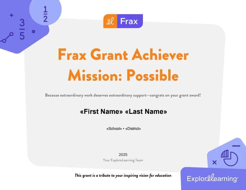 Frax Fillable Certificate