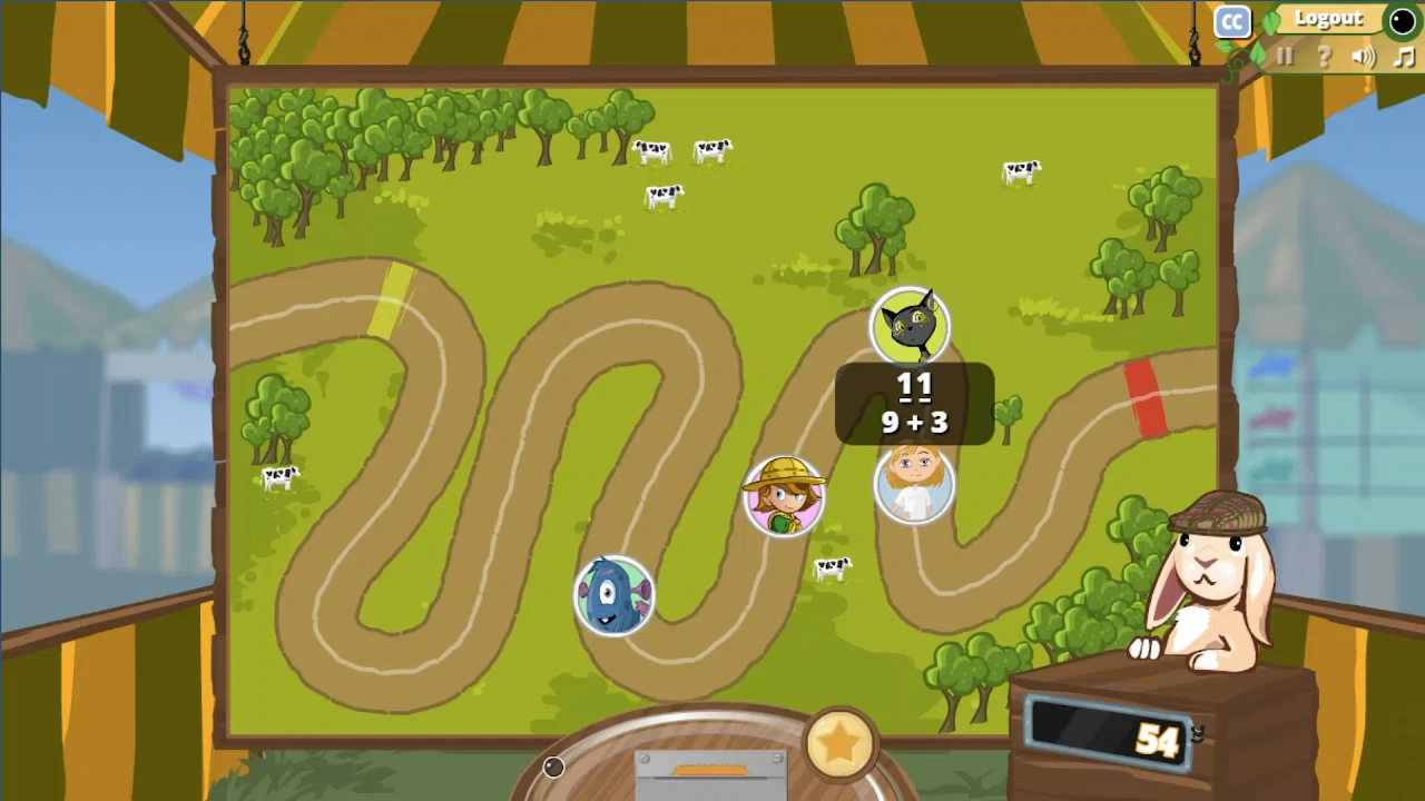 Winning Race Reflex game