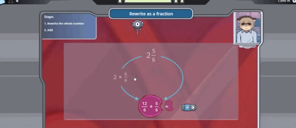 gif of cell splitter from Frax Sector 3