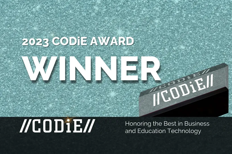2023 CodiE Winner banner