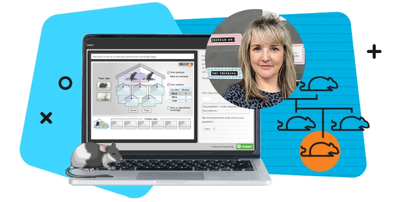 Gizmos Investigations preview with photo of a teacher