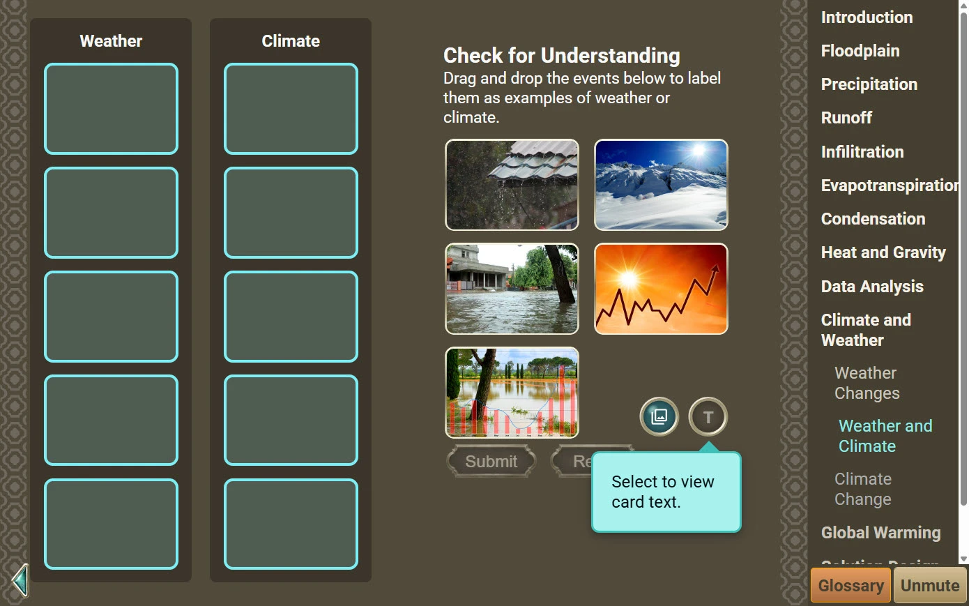 comparing weather and climate