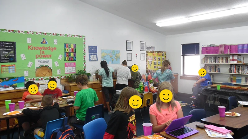 a picture of the Concho classroom