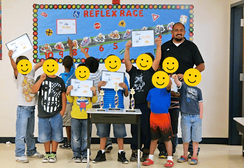 Picture of Nick Navarrette's classroom