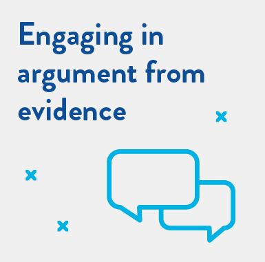 Engaging in argument from evidence 