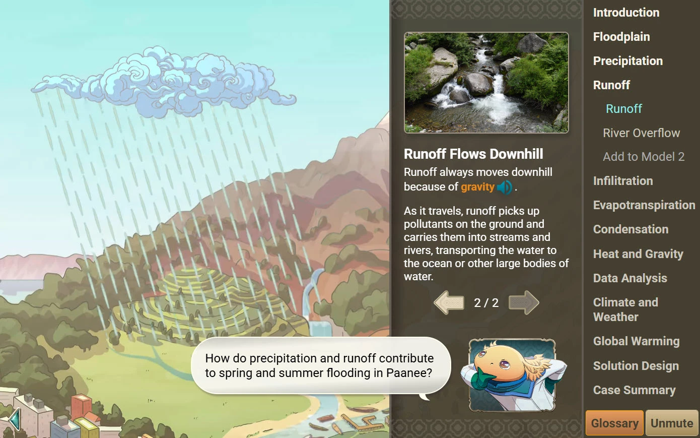 explore the water cycle