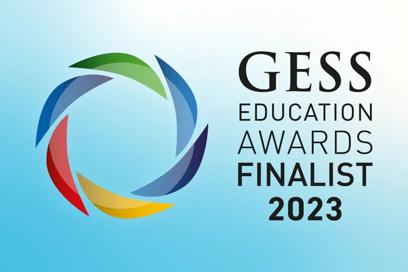 GESS Education Awards finalist 2023 logo