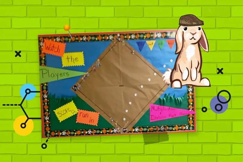 “Hitting Fluency Out of the Park” Bulletin Board