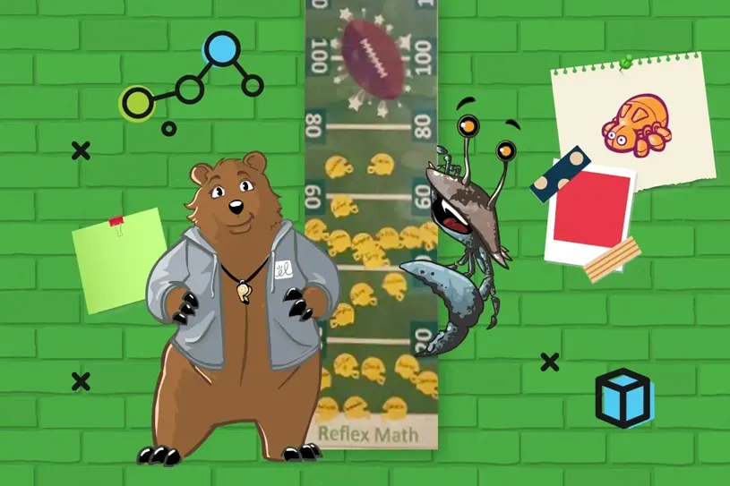 Football Field Graph Bulletin Board