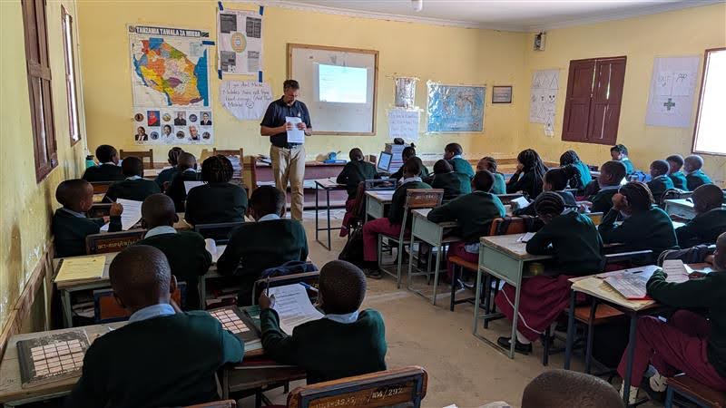 Jesse Mercer in Tanzania