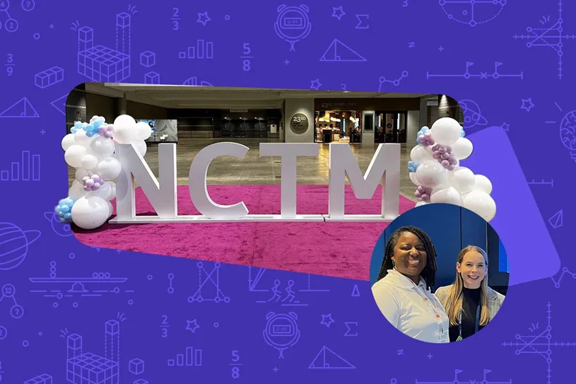 Photo collage of NCTM conference highlights