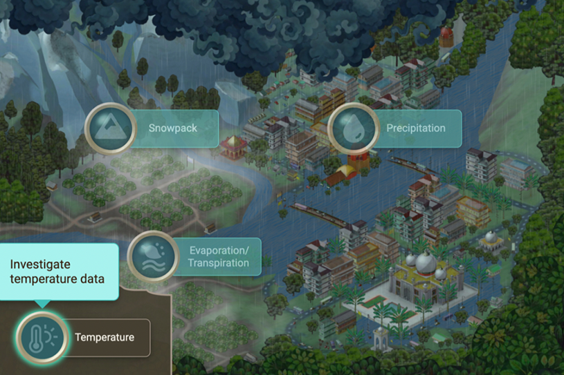 screenshot of Hydrologic Cycle STEM Case