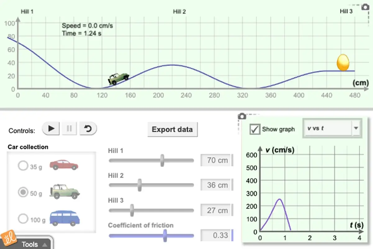 Roller Coaster Physics Gizmo