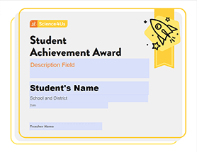 thumbnail of Science4Us Student Achievement Certificate