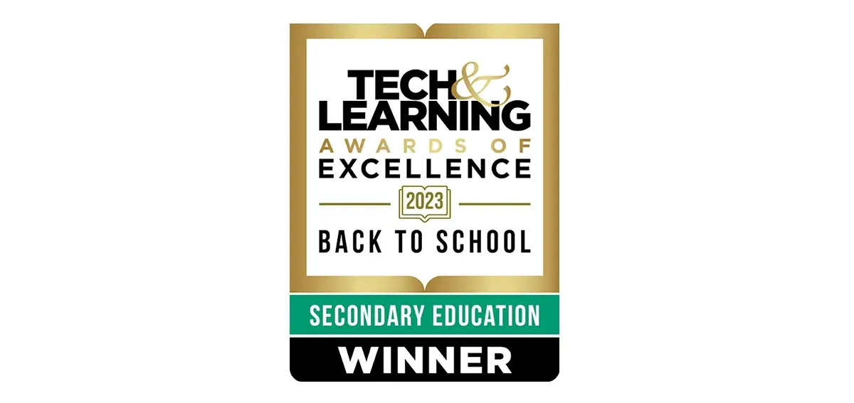 Logo of Tech & Learning Awards of Excellence 2023, Secondary Education