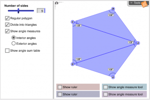 Polygon Angle Sum Gizmo