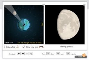 ExploreLearning's Phases of the Moon gizmo