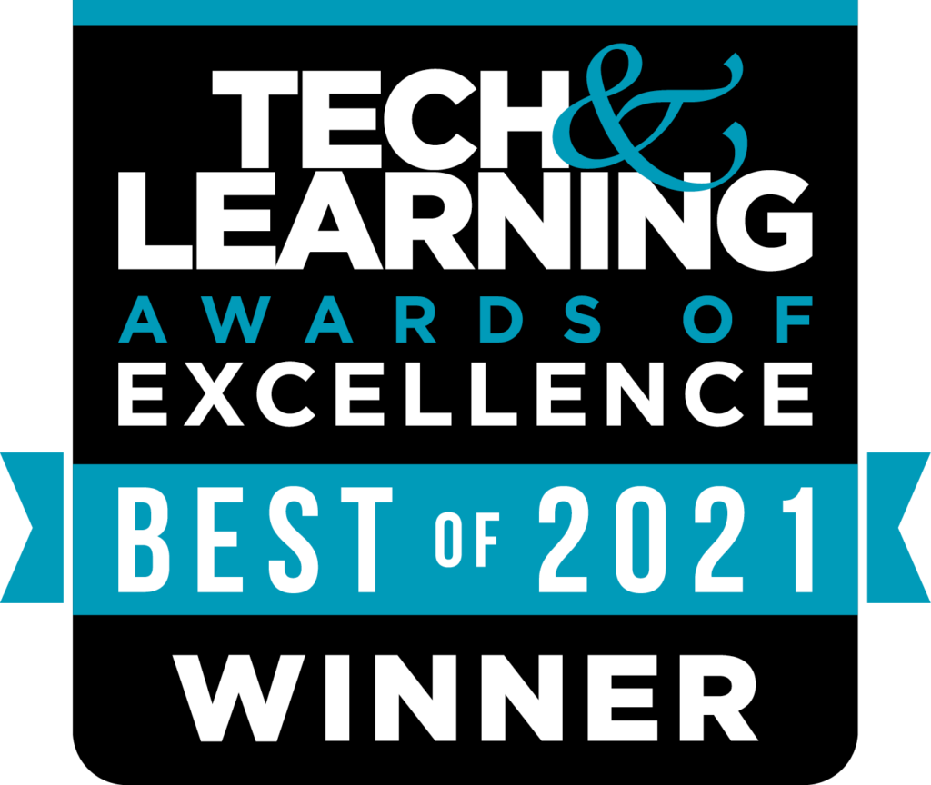 Tech and Learning Awards of Excellence Best of 2021 Winner
